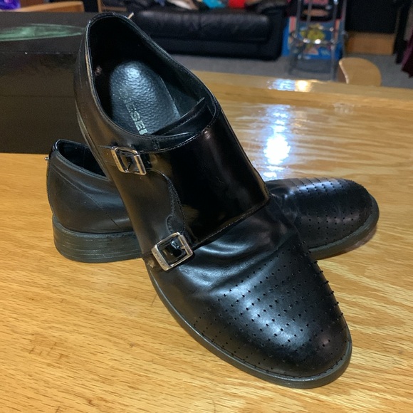 Men’s Diesel Black Double Monk Shoes SZ 9.5 (43). Beautiful and Comfortable!! - Picture 5 of 9